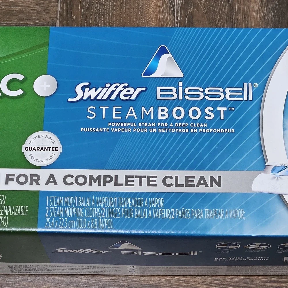 Swiffer Sweeper VAC + Bissell Steamboost Combo Starter Kit BRAND NEW Sealed RARE